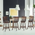 thumbnail image 3 of Topbuy 4PCS 25" Swivel Bar Stool Padded Dining Kitchen Pub Bistro Chair, 3 of 5