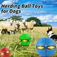 thumbnail image 2 of 3PCS Dog Flying Disc Toy - Light Up Saucer Ball for Dogs - Outdoor Games (Red+Blue+Pink), 2 of 12