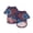 Dark Blue Top 4th of July Decorations, variant on 250th Anniversary Patriotic Dog Shirt, Breathable 4th of July Pet Tee with American Flag Print for Small Medium Large Dogs and Independence Day Parade,July 4th Decorations