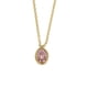 thumbnail image 1 of Collar para Mujer con Cristal Fino Europeo en forma de Oval Mini– Bañado en Oro 14k- Collar Elegante y Brillante-Collares de Mujer de Moda- Joyería para Mujer de Moda- Regalo especial Ortiz Espinosa Temporada, 1 of 2
