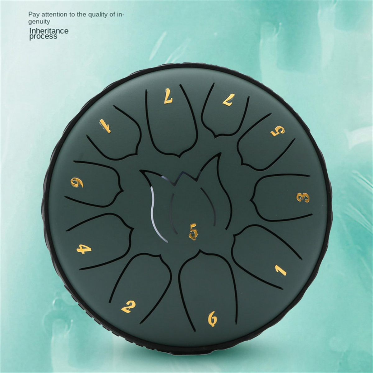 6-Inch 11-Tone Rain Drum Outdoor Garden Waterproof Music Forget Friends Adult Handheld D ywm58