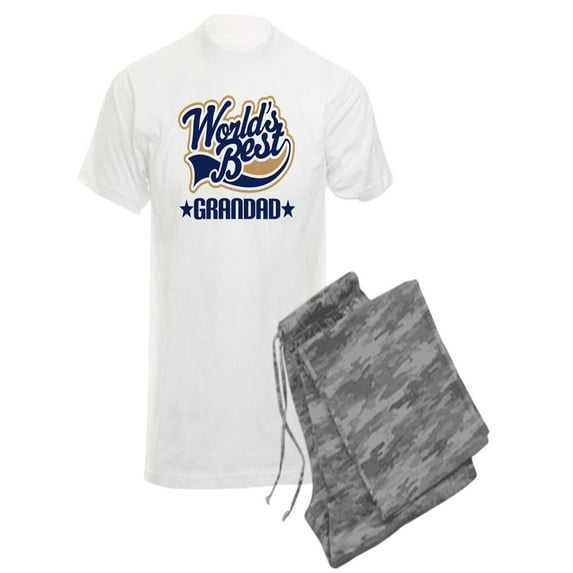 CafePress - Worlds Best Grandad - Men's Light Pajamas