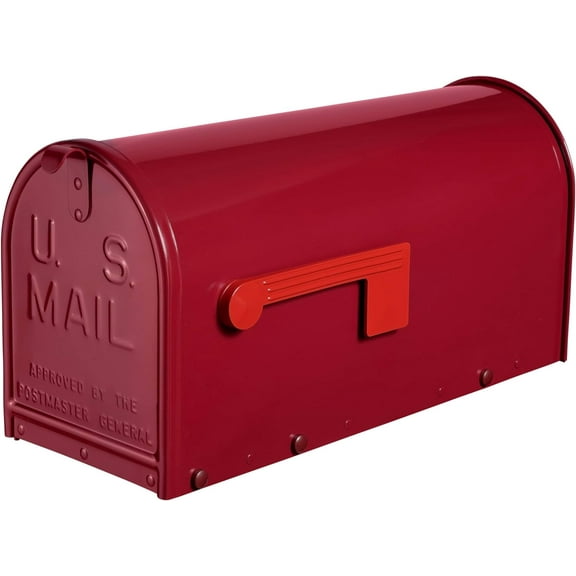 Janzer Mailbox - Gloss Burgundy - Large