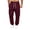 4# Wine, variant on Mens Cargo Sweatpants Heavyweight Fleece Lined Joggers for Men Slim Fit,Cotton, Drawstring Elastic Waist,5 Pockets,Tapered,Track Bottoms,Straight, Sweat Pant,Soft,Daily Wear.