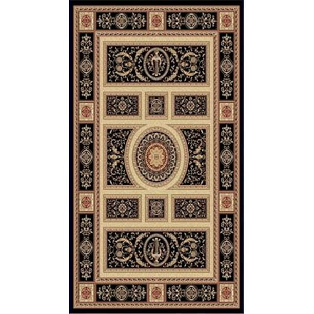 Dynamic Rugs LE71058021090 Legacy Rectangular Rug, Black ...