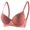 Coffee, variant on Levmjia Women Lace Underwire Bra Comfortable Breathable Push Up Everyday Wear Nylon Adjustable Straps Solid Color Support Sleep Wear
