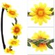 thumbnail image 3 of 6 coronas de flores liwang diadema de margarita guirnalda ajustable para niñas mujeres boda, 3 of 5