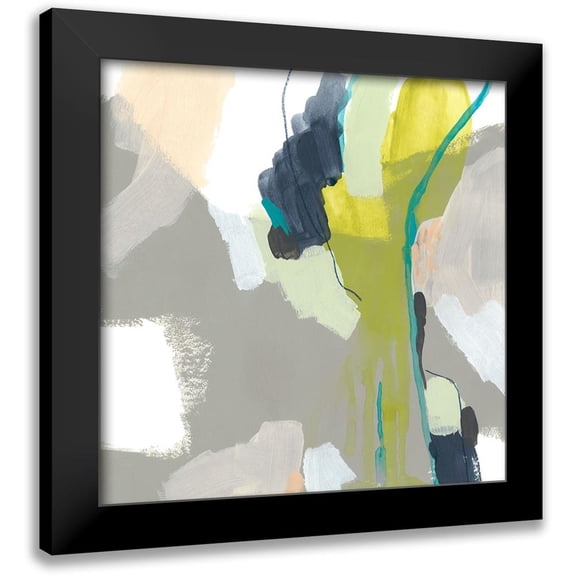 Vess, June Erica 12x12 Black Modern Framed Museum Art Print Titled - Flow Form I