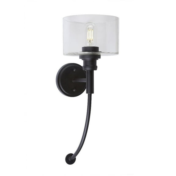 Forte Lighting 5748-01-04 Zane Wall Sconce - Black