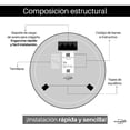 thumbnail image 5 of Espejo Circular de Pared Mangatta, 60 cm Sin Marco, 5 of 5
