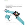 thumbnail image 4 of BadPiggies Soft Silicone Glitter Sport Strap Replacement Band for Apple Watch 38mm 40mm 42mm 44mm iWatch Series 7 6 5 4 3 2 1, 4 of 8