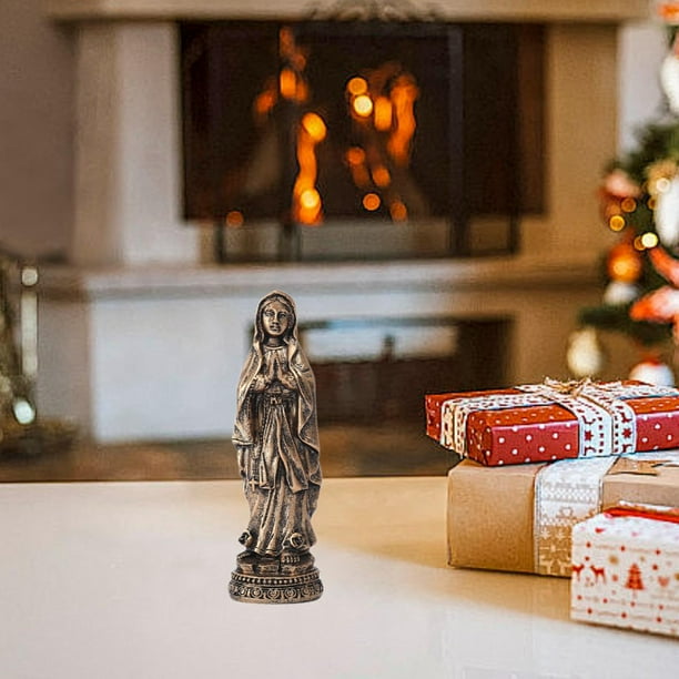 Estatua de María, Figura de La Santísima Madre, Resina, Regalo Religioso, Escultura de La Santísima Virgen María para Decoración de Dormitor