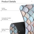 thumbnail image 4 of Yayeee Faucet Mat for Kitchen Sink 14.7" Diatomite Long Splash Guard Pad, Blue Shimmering Pattern, 4 of 7