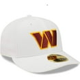 thumbnail image 3 of Men's New Era White Washington Commanders Omaha Low Profile 59FIFTY Fitted Hat, 3 of 5