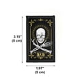 thumbnail image 2 of WIRESTER 2 Pcs 3.15" Rectangle Logo Sew Ironed On Badge Embroidery Applique Patch With Black Border for Hats, Jackets, Shirts, Vests and Jeans - The Death, 2 of 7