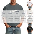 thumbnail image 4 of PNTUTB Summer Men's Short-Sleeve T-Shirts Stylish Letter Print Versatile T-Shirt Casual Loose Comfort Round-Neck Tops for Commuting, 4 of 7