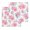 Pink, variant on Blue Watercolor Floral Kitchen Dish Towels for Drying Dishes Set of 2, Spring Flower Abstract Art Waffle Weave Microfiber Hand Tea Bathroom Towels Quick Dry & Absorbent Towel 12x12