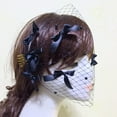 thumbnail image 4 of Adjustable Mesh Birdcage Veil Hairband For Weddings Halloween Costume Accessorie, 4 of 7