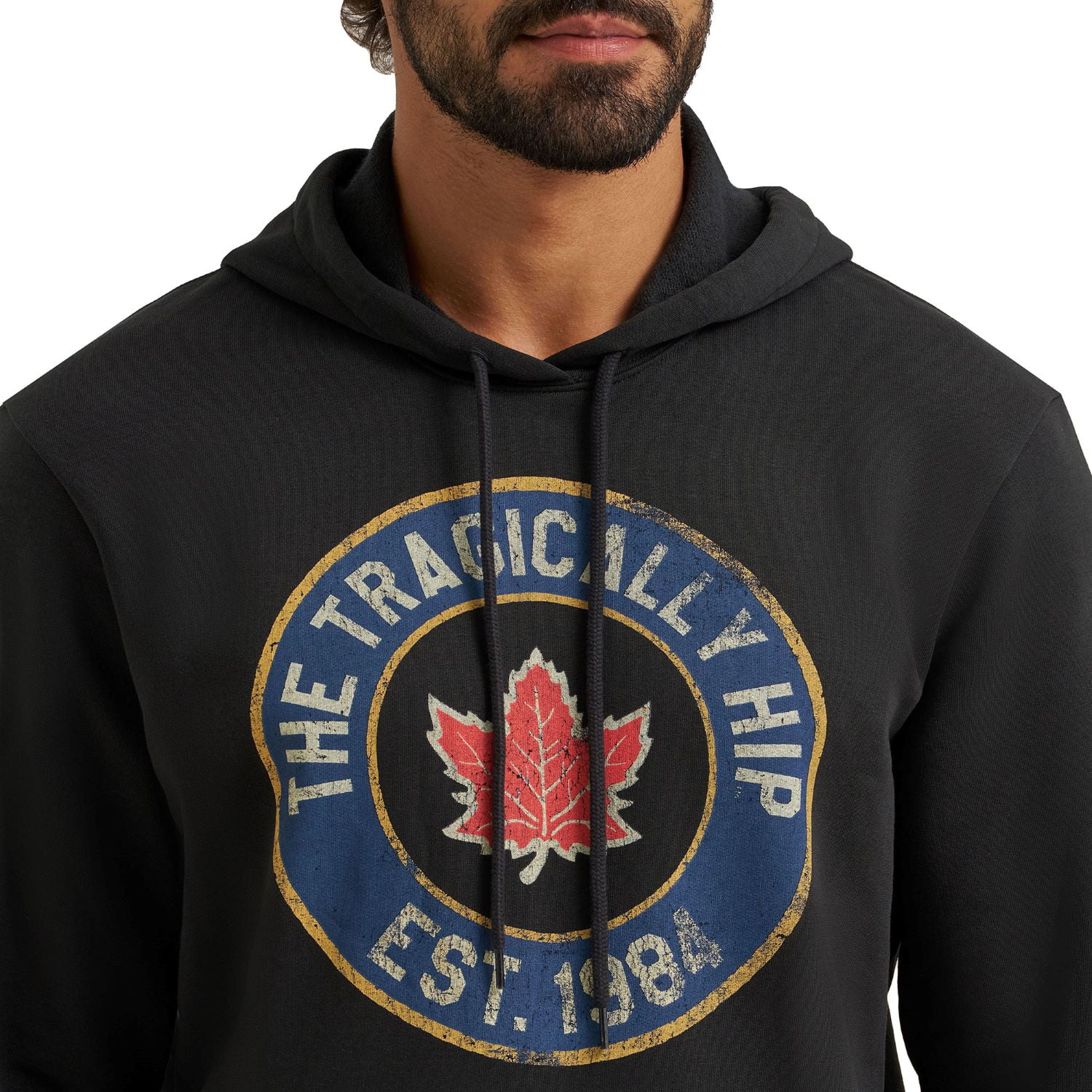 Wrangler® Men's Tragically Hip Graphic Hoodie