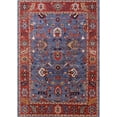 thumbnail image 1 of Ahgly Company Machine Washable Indoor Rectangle Industrial Modern Carbon Red Area Rugs, 6' x 9', 1 of 7