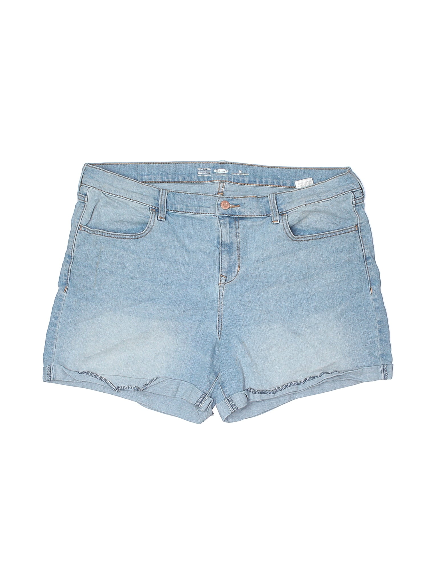 size 16 denim shorts