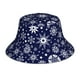 thumbnail image 1 of Fotbe Snowflakes2 Sombrero Tipo Pescador con Estampado – Sombrero de Sol de Algodón de Moda para Playa, Golf, Pesca, 1 of 6