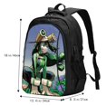 thumbnail image 5 of My Hero Academia Tsuyu Asui Travel Backpack With Usb Charging Port Multifunctional Knapsack Computer Bag Large Capacity Backpack Daypack, 5 of 7