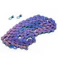 thumbnail image 2 of Accesorio de cadena de velocidad variable colorido de acero para bicicleta ZTTO para bicicleta de carretera de montaña (cuerpo semi hueco de 9 velocidades), 2 of 10