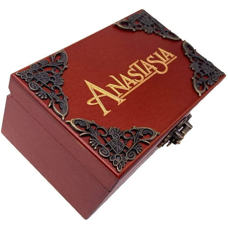 Sinzyo Anastasia-Once upon a december Muziekdoos Vintage Houten Kerstmis Valentijnsdag Verjaardagscadeau (Maple Note Houten Doos