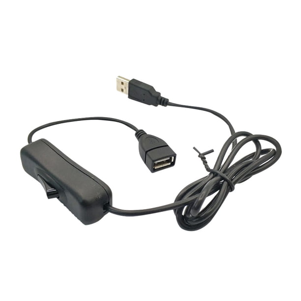 Cable Extensión USB 2.0 A Con Transmisión Datos Con Interruptor ON/OFF
