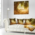 thumbnail image 2 of Designart Beautiful Old Olive Tree - Landscape Printed Throw Pillow - 18x18, 2 of 4