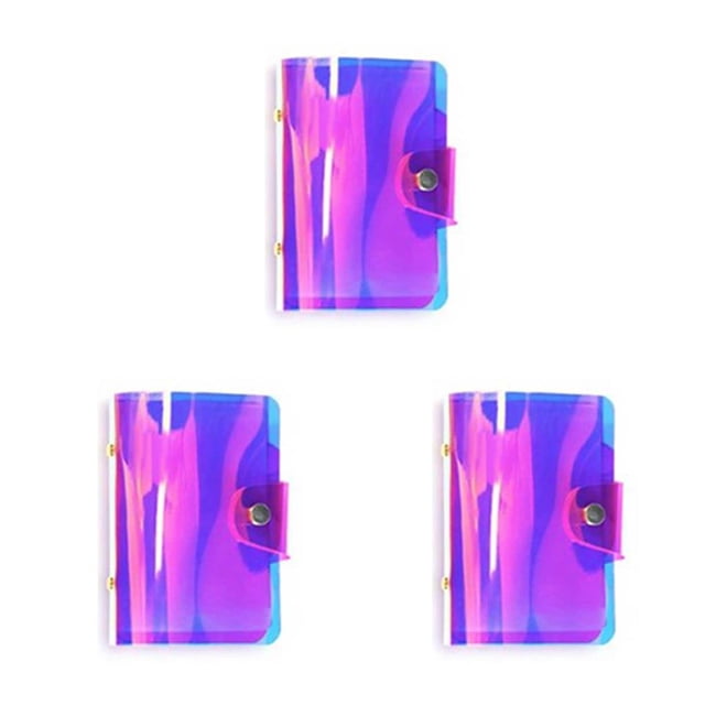 Seitruly Bolsa portátil de gran capacidad con 20 ranuras para plantillas de uñas, organizador de placas para estampado de uñas de Spa, funda Type4 NO4