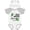 White & Heather w/ Ears, variant on Inktastic Organ Donation awareness- butterfly green ribbon Boys or Girls Baby Bodysuit