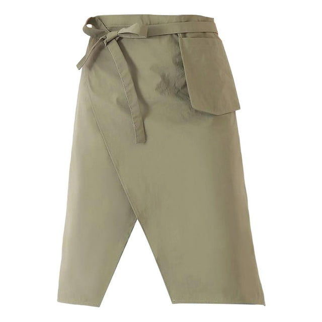 simhoa Demi-Tablier Robuste Unisexe en Polyester pour Charpentier Menuisier Atelier Restaurant Vert
