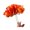Orange, variant on SmartBy Hair Stick Artificial Flower Decor Easy to Wear Bun Hair Organizer Decorative Broken Hair Fixer Handmade Hair Accessory