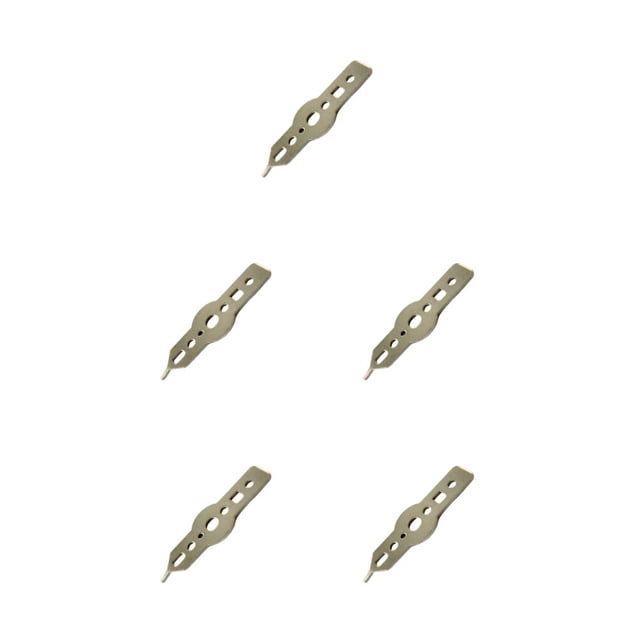Transemion Fléchettes Outils d'Extraction Accessoires d'Aiguille Résistant à l'Usure Clé en Métal 9,00 * 5,80 * 0,20cm 5Set