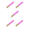 thumbnail image 3 of Qarigey Champú de pestañas para extensiones de pestañas, cepillos para la nariz, mango acrílico, herramientas de belleza cabeza de flor rosa 5Conjunto, 3 of 6