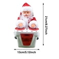 thumbnail image 2 of 2025 Gift for Family Christmas Electric Musical Instrument Performance Santa Claus Musical Toys,White Hand Drum, 2 of 5