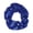 Blue, variant on Doomiva Girls Kids Sparkle Sequins Hairband Ruffled Scrunchie Elastic Ponytail Holder Fashion Purple One Size