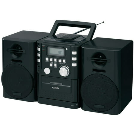 JENSEN CD_725 Portable CD Music System with Cassette & FM Stereo Radio Consumer