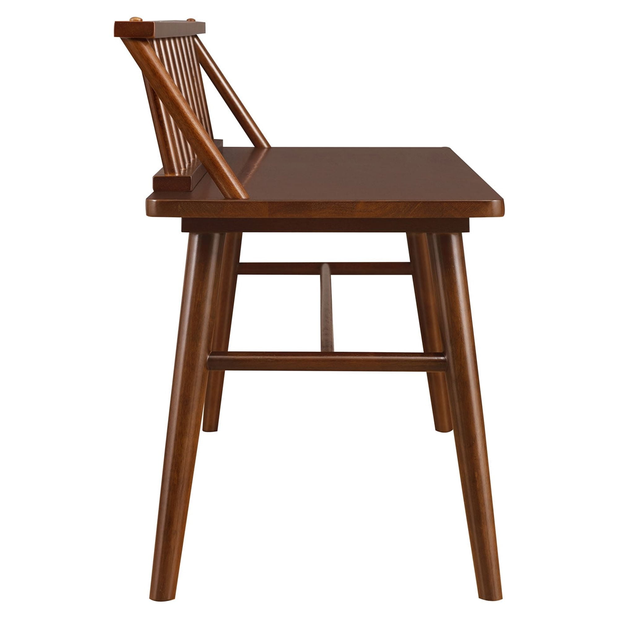 Walker Edison 47” Contemporary Low-Back Spindle Wood Bench Walker Edison 47” Contemporary Low-Back Spindle Wood Bench