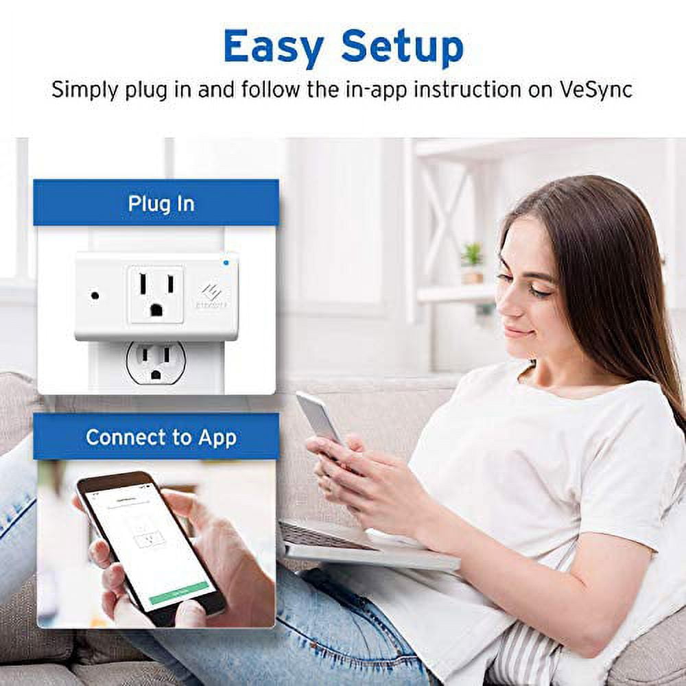 Etekcity Smart Plug, Works with Alexa and Google Home, WiFi Energy