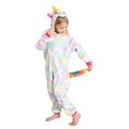 thumbnail image 1 of Uderui Pijamas de Unicornio para niños, Disfraz de Cosplay de una Pieza, Ropa de Dormir de Animales para niñas y niños, 1 of 4