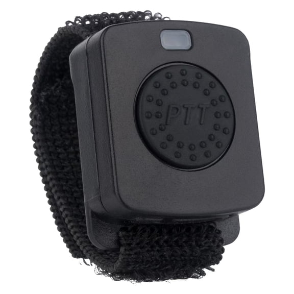 Bluetooth PTT Button Wireless Walkie Talkie Button for iOS Android, Waterproof for Motorcycle Bicycle Riding, Compatible with Wave Eschat Unity Streamwide App