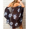 thumbnail image 3 of Swimsuit Coverup for Women Kimino Cardigan Bathing Suit Cover Ups Floral Print Beach Coverup Alsol Lamesa, 3 of 4