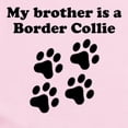 thumbnail image 2 of CafePress - My Brother Is A Border Collie Body Suit - Long Sleeve Cotton Baby Bodysuit, 2 of 4