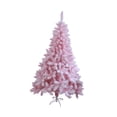 thumbnail image 4 of de Navidad artificial, adorno navideño, ilustraciones con detalles vívidos, decoración navideña, 180 cm/6 pies, para porche, tienda, hogar, Rosa Nieve, 4 of 8