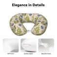 thumbnail image 4 of KLL Skull Snake Pattern Memory Foam Cervical Neck Pillow Versatile U-Shaped Pillows for Home/Office/Camping/Travelling/Soft Washable Cover, 4 of 8
