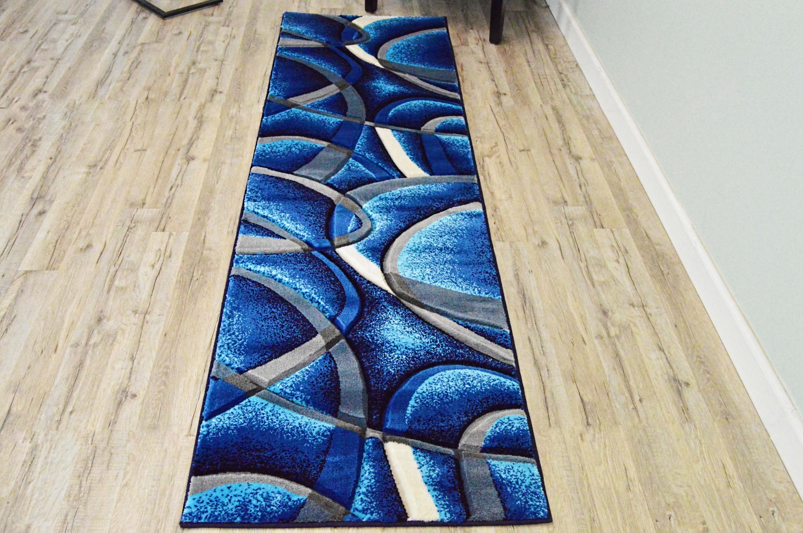 PREMIUM 3D Effect Hand Carved Thick Modern Contemporary Abstract Area