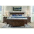 thumbnail image 3 of A-America Westlake Solid Wood King Mansion Panel Bed in Cherry Brown, 3 of 12